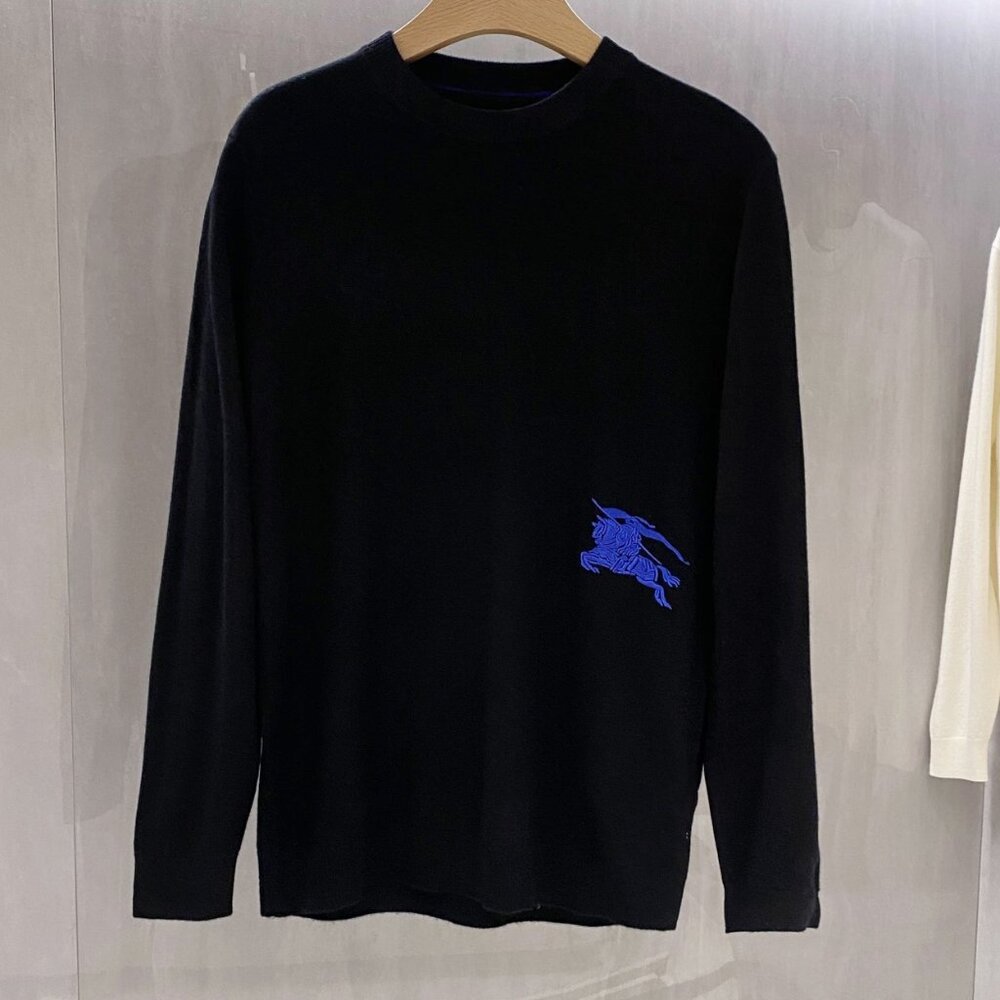 Burberry Black Classical Pattern Sweaters - image 1